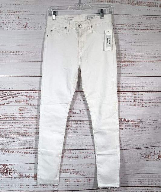 Adriano Goldschmied Farrah Skinny Ankle Jeans White 27