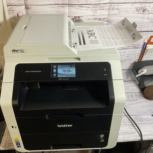 BROTHER MFC-9340CDW Color Laser Printer All-In-One Wi-Fi Duplex (NEEDS DRUM)