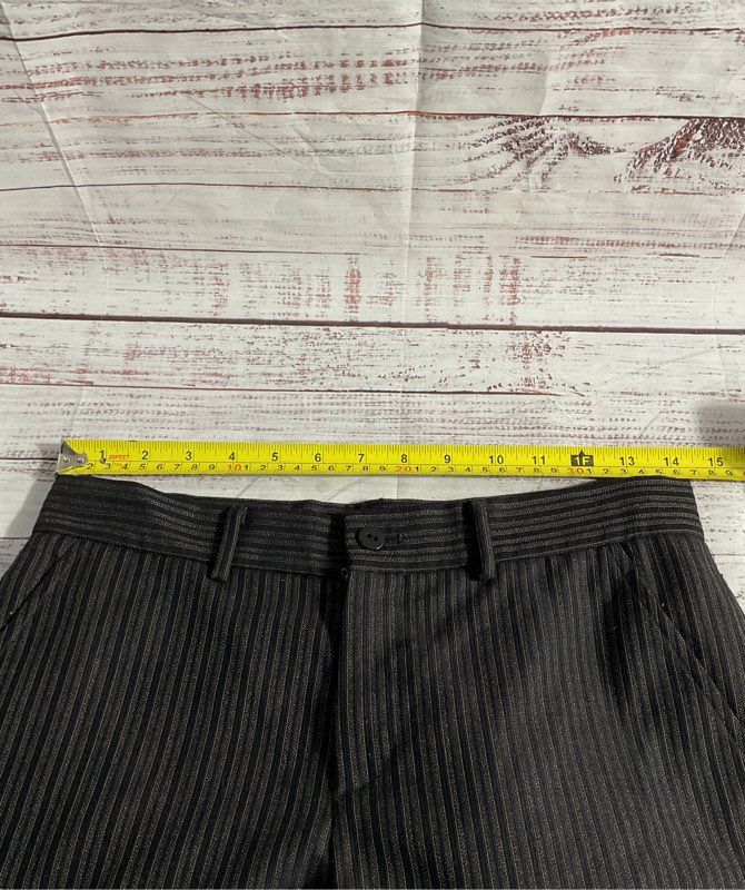 Ralph Lauren Collection Purple Label Women's Striped Dress Pants Wool Size 4