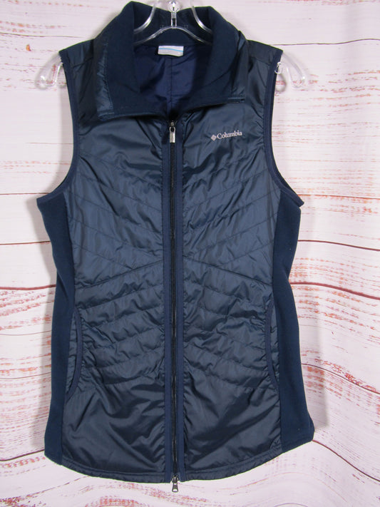 Columbia Mix It Around Women's Navy Blue Vest Size M