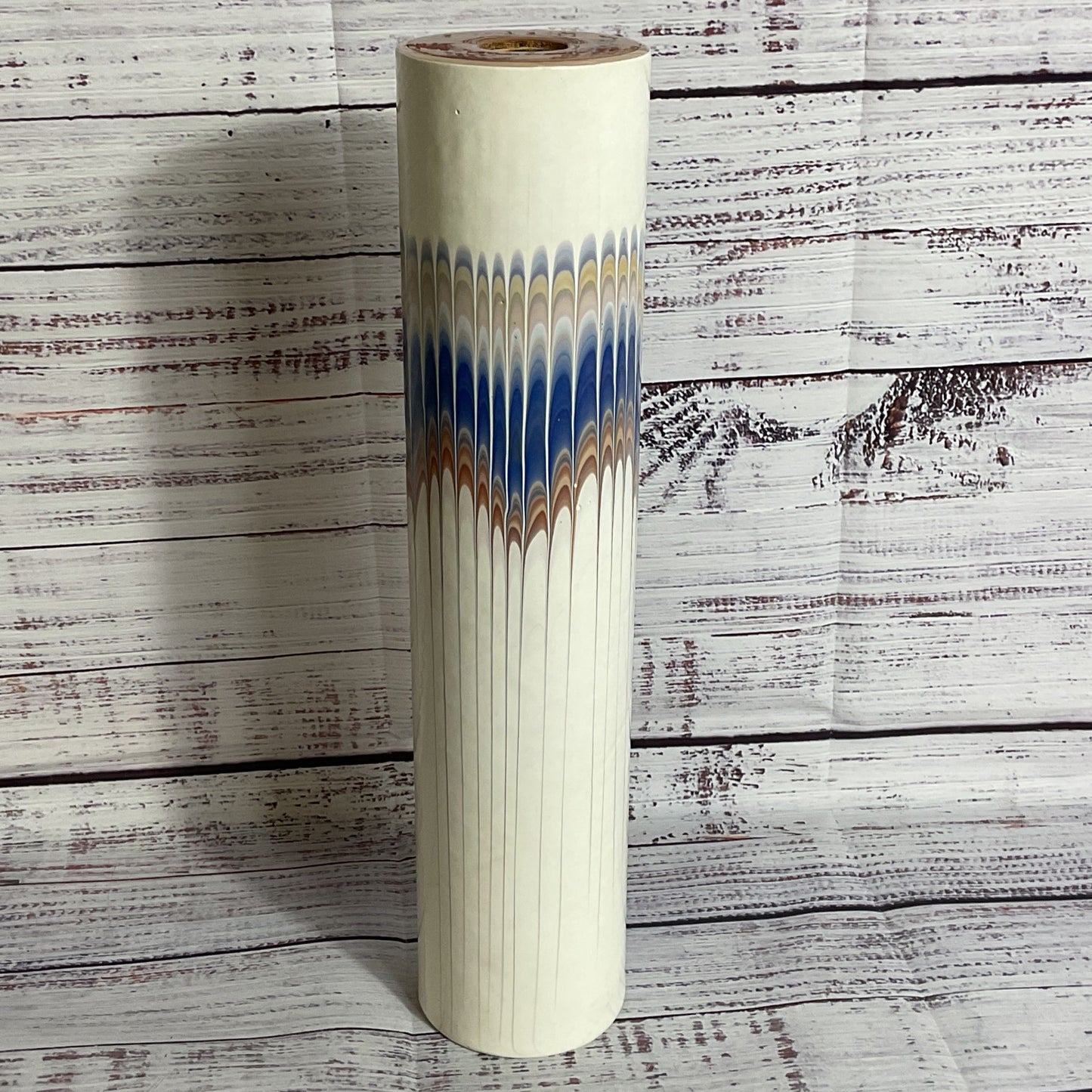 VTG. Signed 1987 Artisan PEACH REYNOLDS Hand Made Kaleidoscope