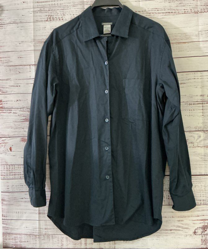 Women's Industria Made in Italy Blue Cotton Button Down Size 40/S