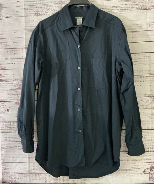 Women's Industria Made in Italy Blue Cotton Button Down Size 40/S