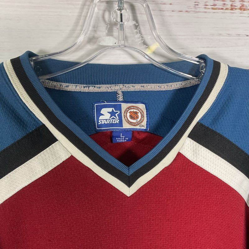 Colorado Avalanche Red & Blue Official Nhl Starter Hockey Jersey