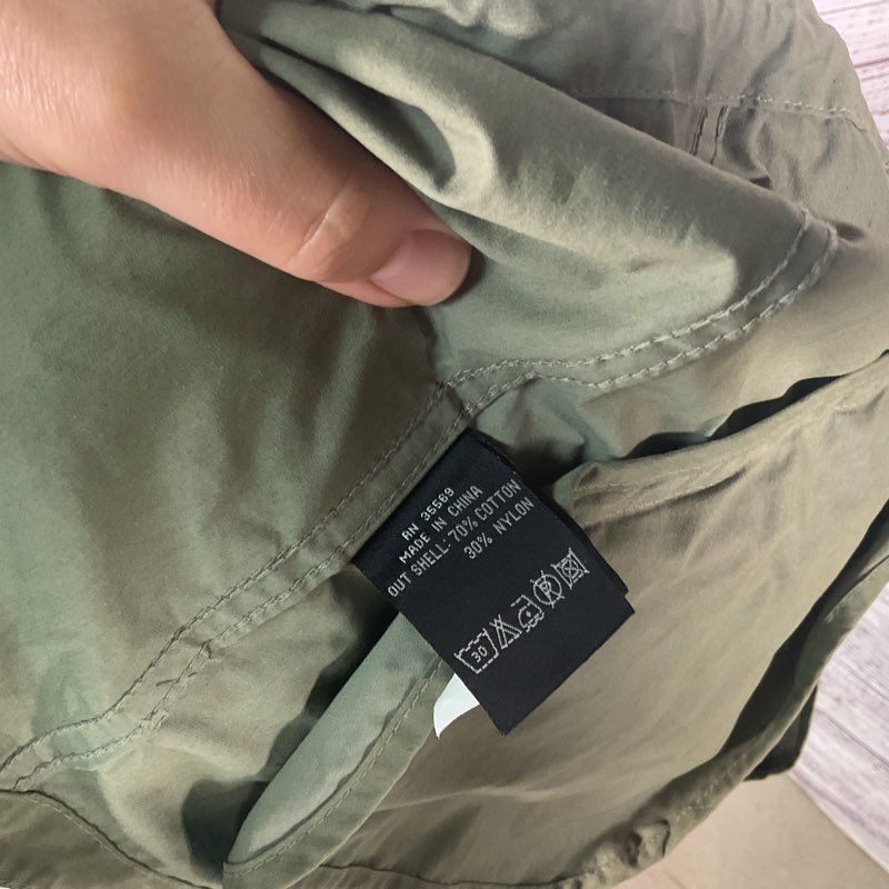 Alpha Industries M-59 Fishtail Mod Parka Green Jacket - Size S