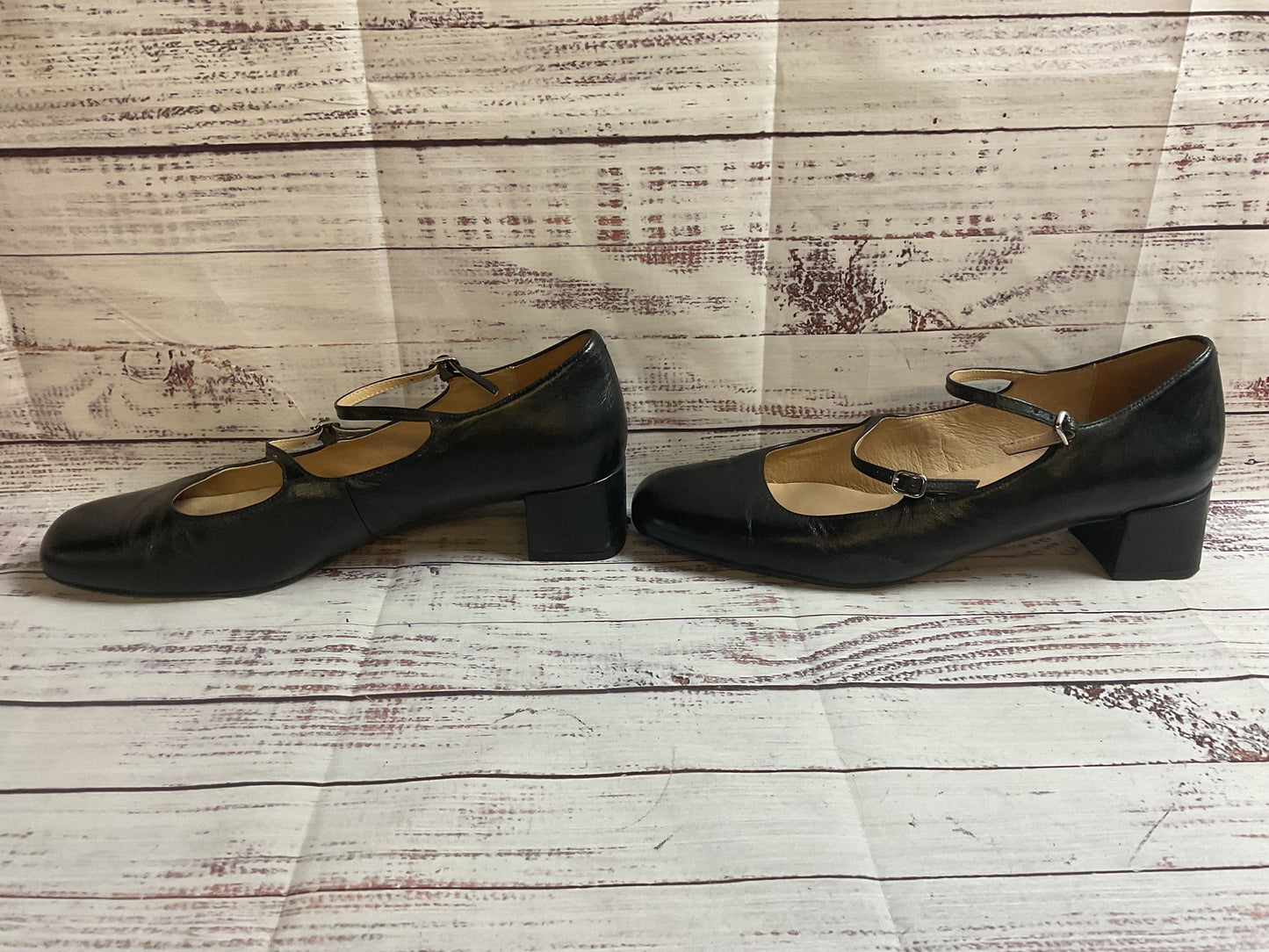 Madewell Black Pump Square Toe Heel Women 12