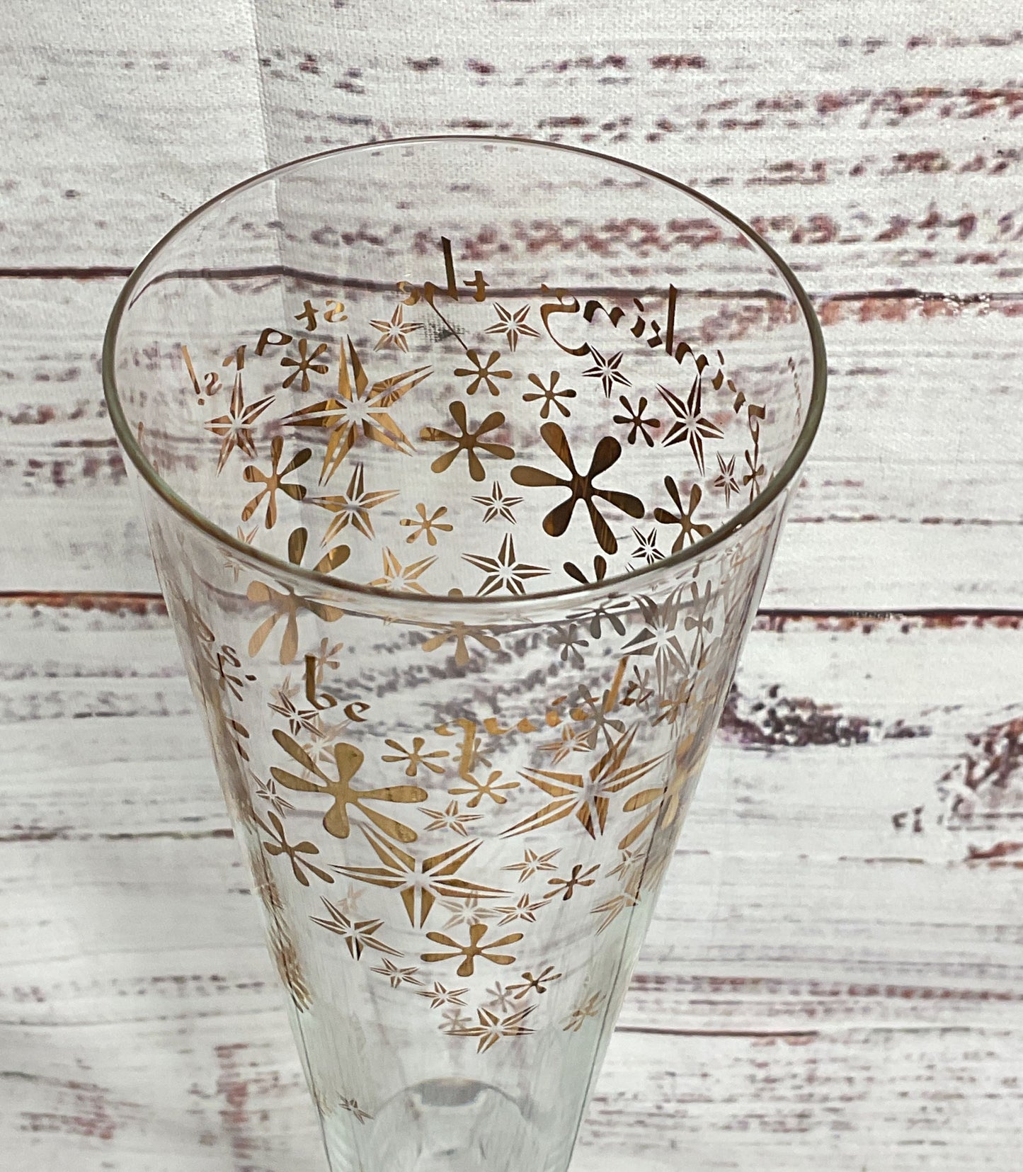 Ritzenhoff Goldnacht Champus Champagne Glass Clear