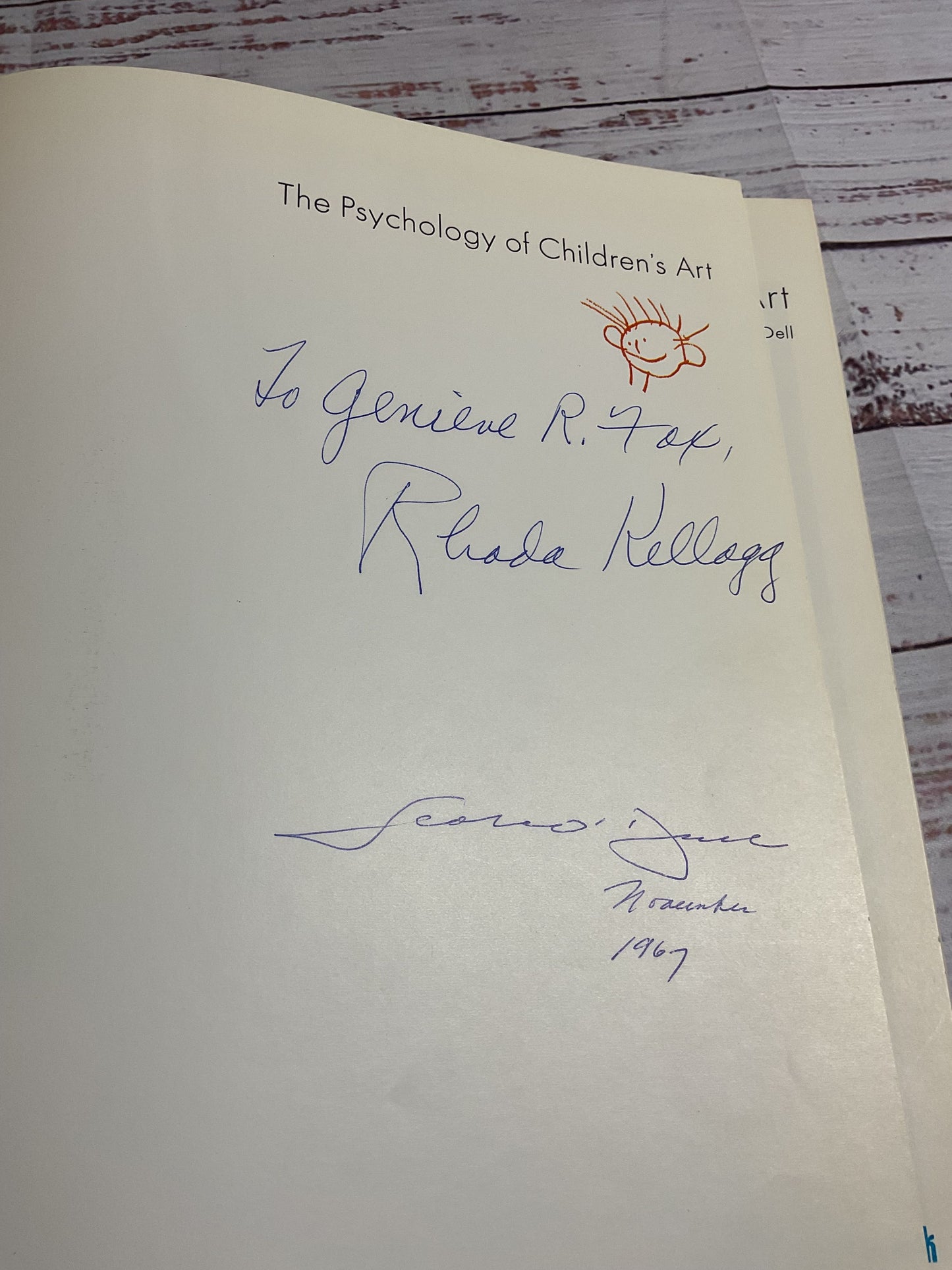 The Psychology Of Children's Art Signed Book