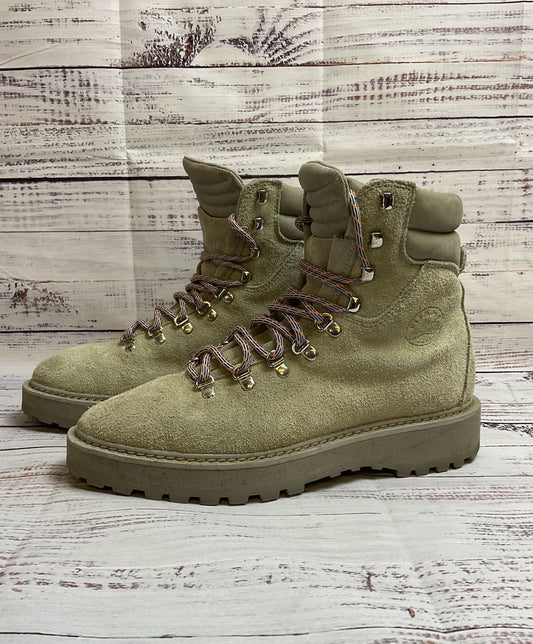 Diemmi Khaki Green Combat Suede Lace Up Boot Men 6.5