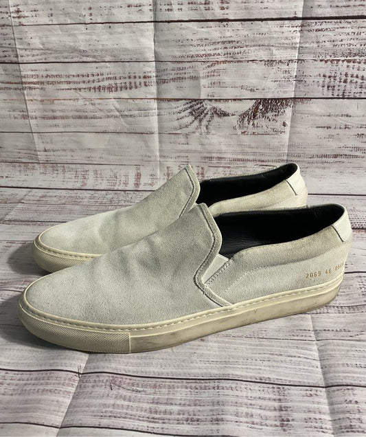 Common Projects Slip On Shoe Size 46 EU Light Grey Suede Achilles 13 US