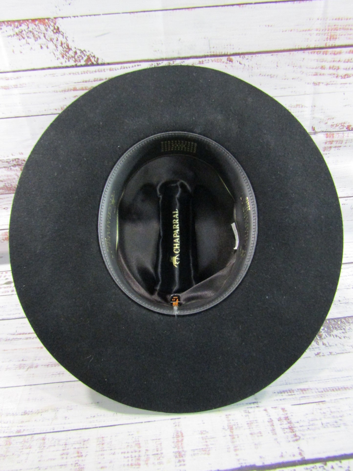 Chaparral Men's Black Sheep Wool Western Hat Size 7 1/4