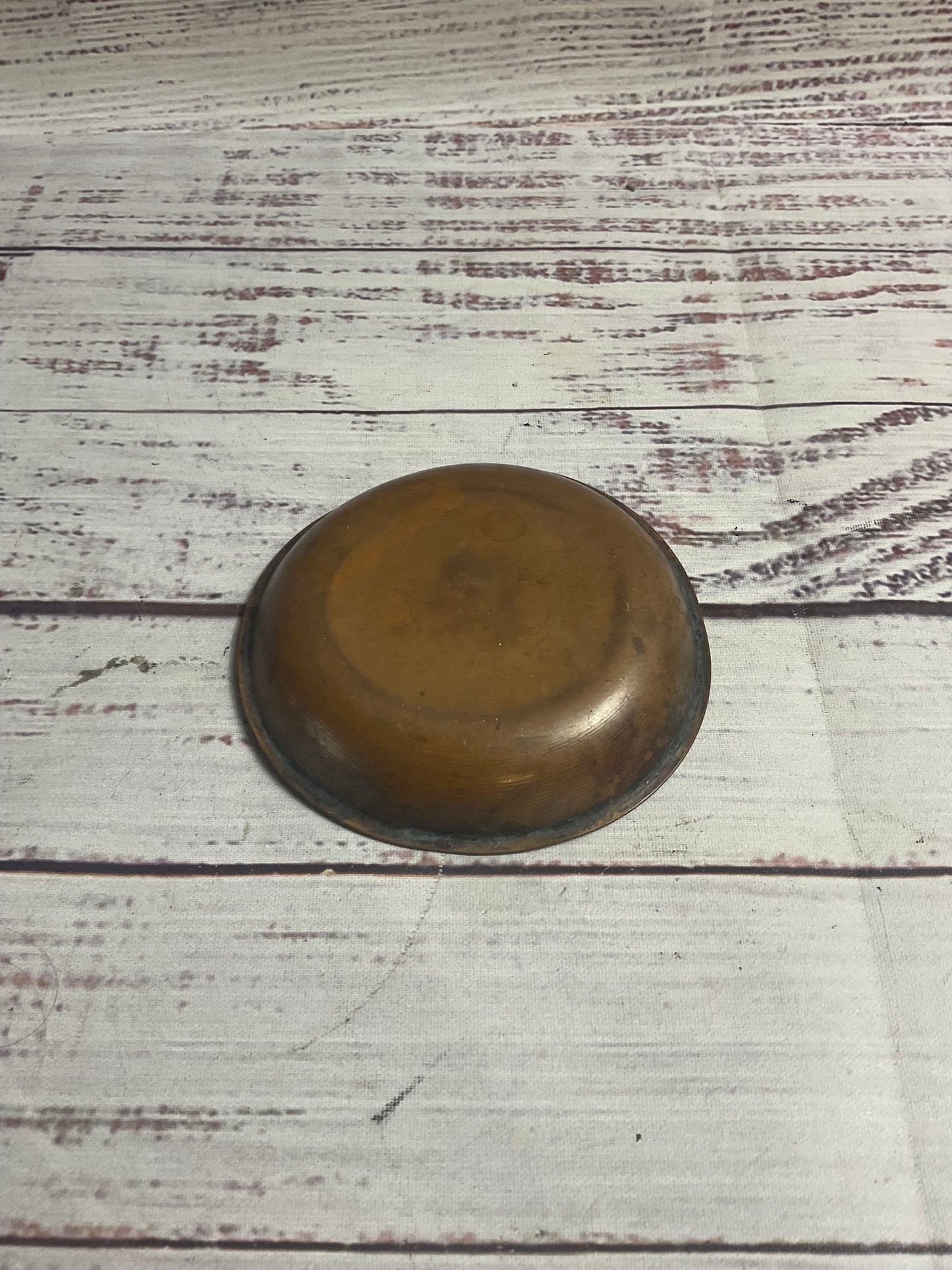 Small Hand Painted Brass Trinket Tray