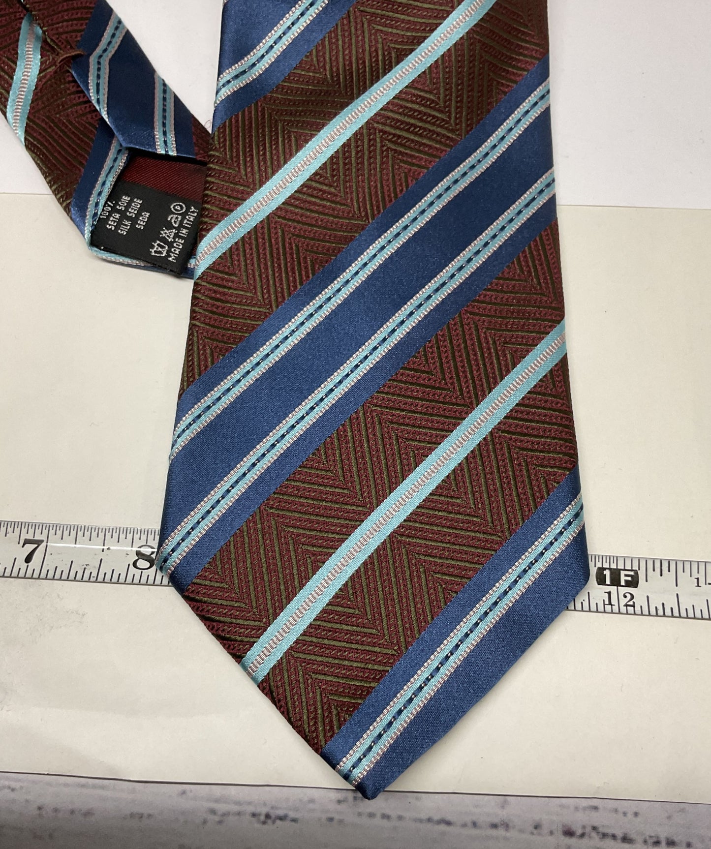 Valentino Silk Stripped Tie Italy