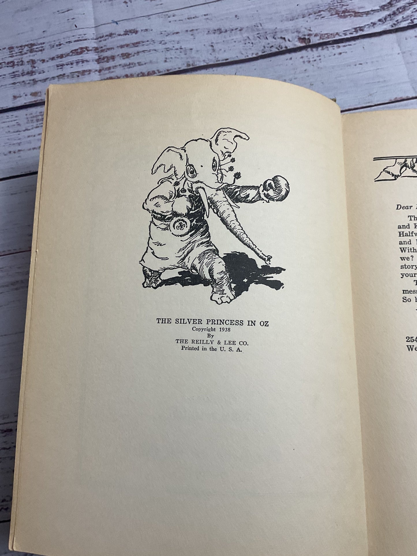 Silver Princess In Oz By Ruth Plumly Thompson 1938 Hardcover