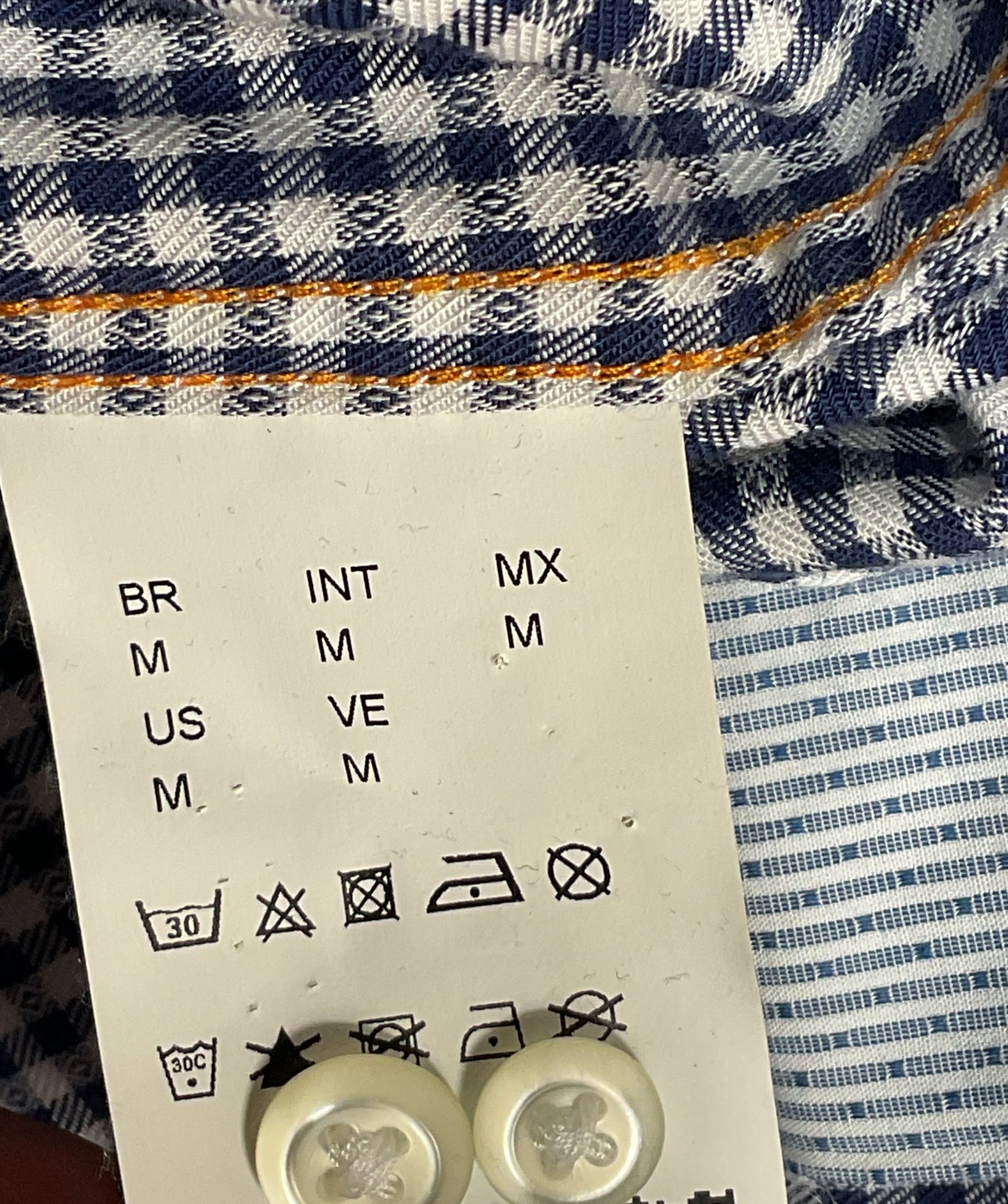 Boss Hugo Boss Checkered Long Sleeve Dress Shirt Multicolor M