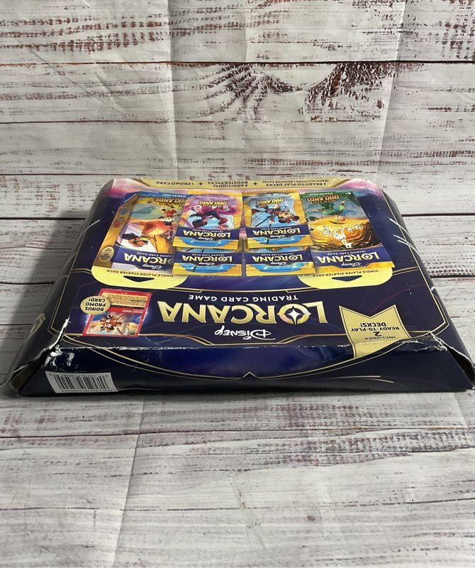 Disney Lorcana Trading Card Game 2 Decks 4 Booster Packs 1 Promo Card Sealed #2