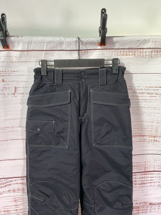Patagonia Boys' Puffski Pants Black Snow Board Ski Kids 10 Medium