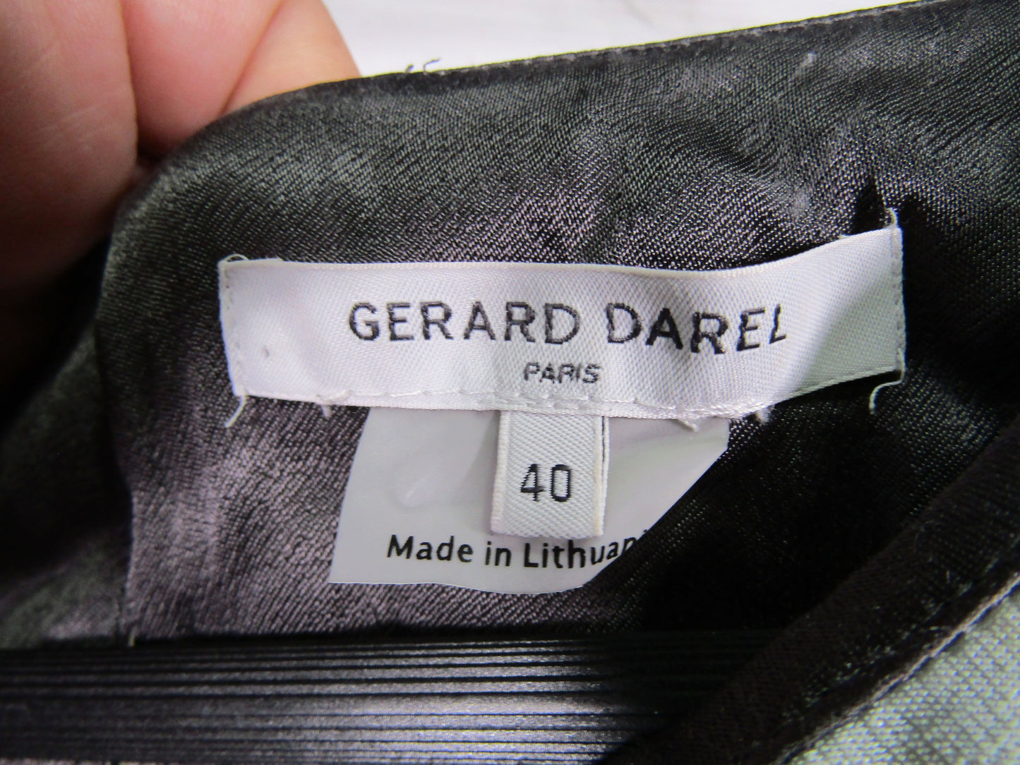 Gerard Darel Women's Blue Floral Abstract Print Blouse Size 40
