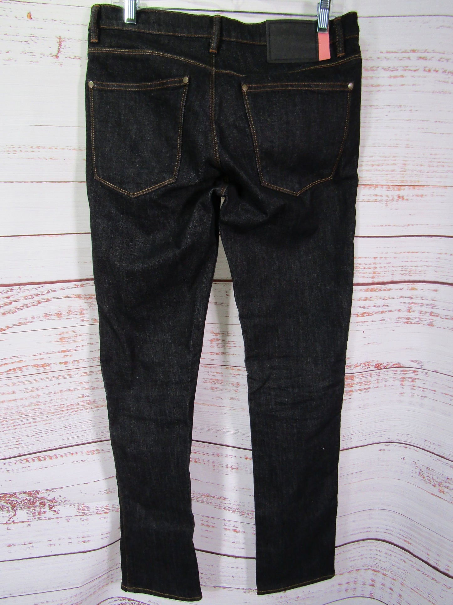 Acne Studios Bla Konst Max Men's Washed Black Jeans Size 31 Made in Italy