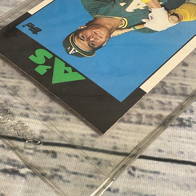 Vtg. Topps 1986 Jose Canseco #20t Ungraded Baseball Card Great Condition