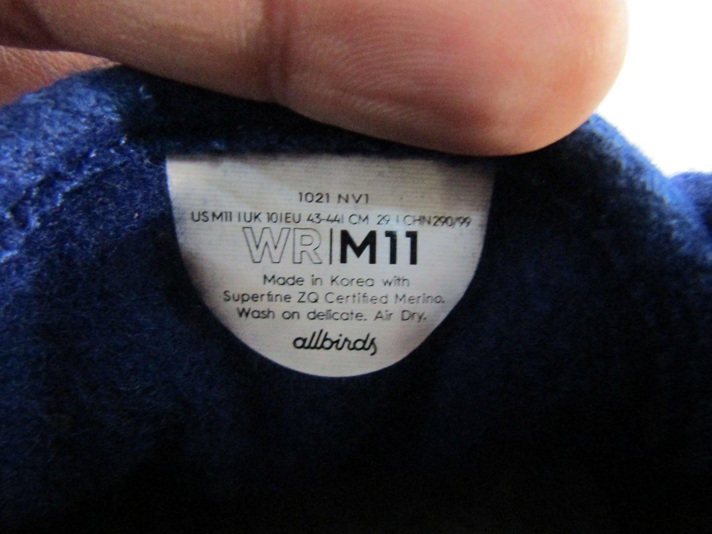 AllBirds x Sam's Club Men's Wool Runners Sneakers Size 11