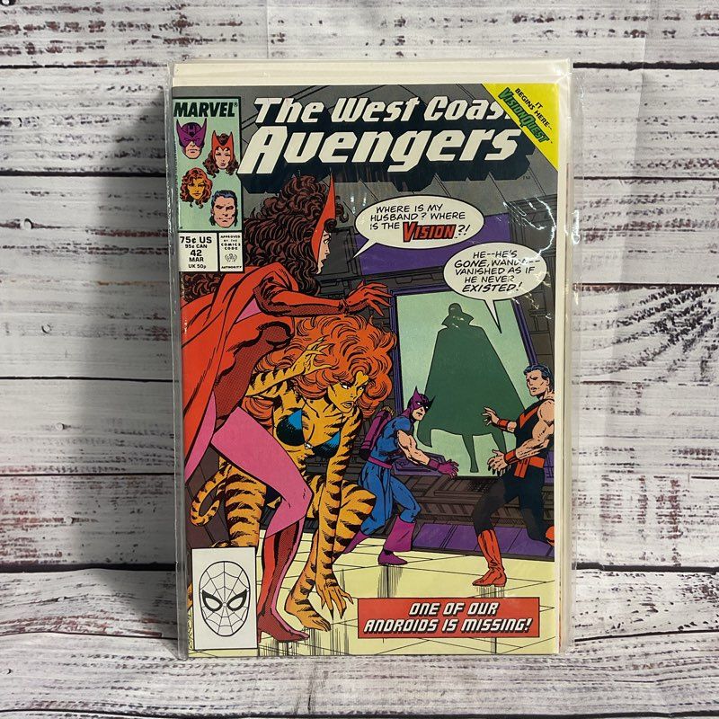 Lot Of 12 Vintage West Coast Avengers Marvel Superhero Comics 1984-89