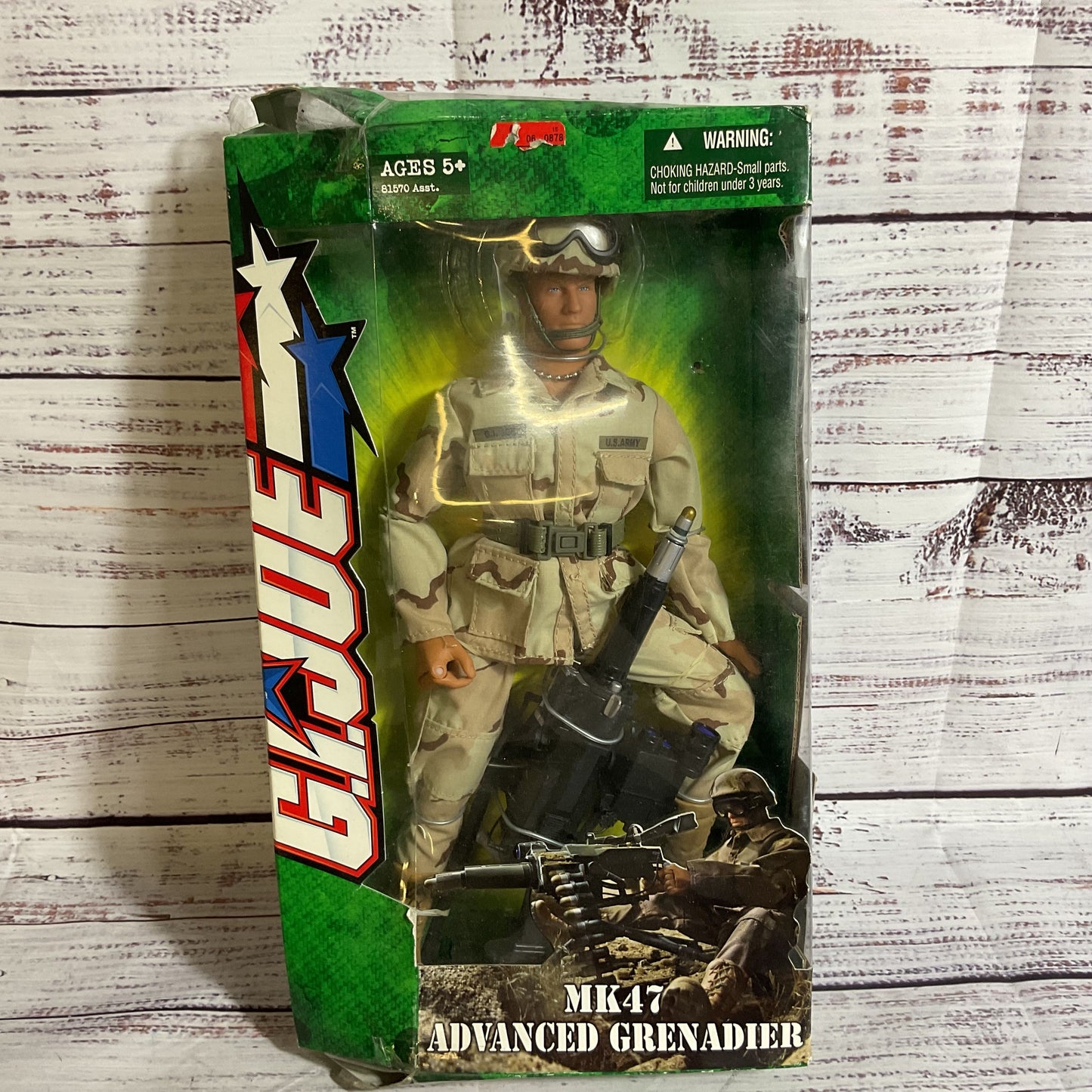 NWD 2004 HASBRO G.I. JOE MK47 Advanced Grenadier Action Figure (DAMAGED BOX)