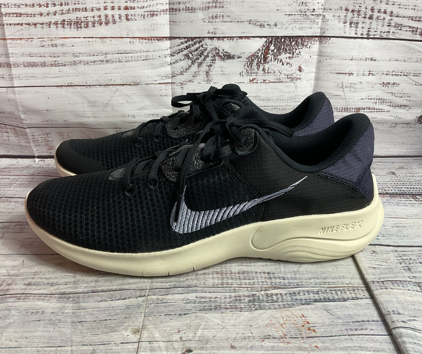 Nike Flex Experience Run 11 Knit Workout Running Shoes Black 11.5