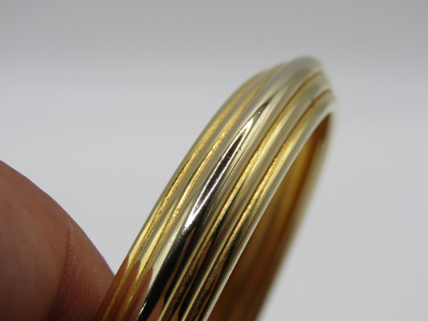 Ben-Aum Yellow Gold Plated Bangle Bracelet