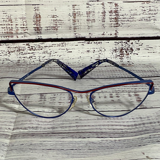 ALAIN MIKLI Devore A02038-07 Blue Eyeglasses- 54[ ]16 140 (FRAMES ONLY)