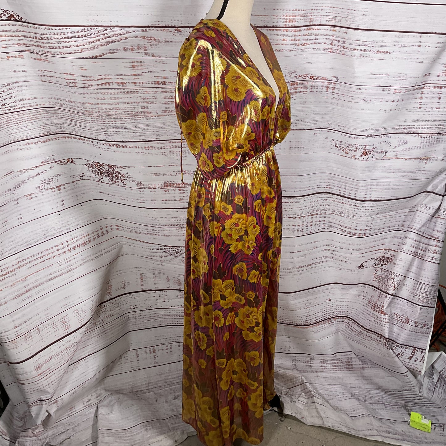 By ANTHROPOLOGIE Shine Kaftan Floral Dress- SZ S