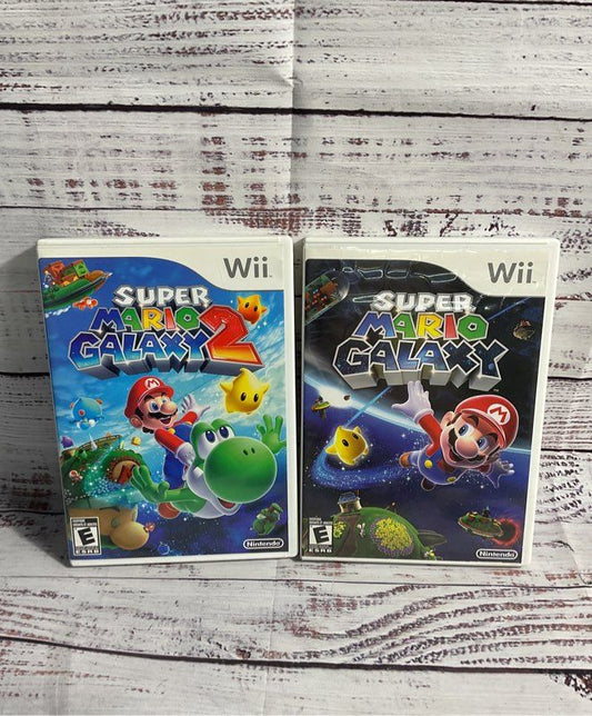 Super Mario Galaxy 1 & 2 Nintendo Wii