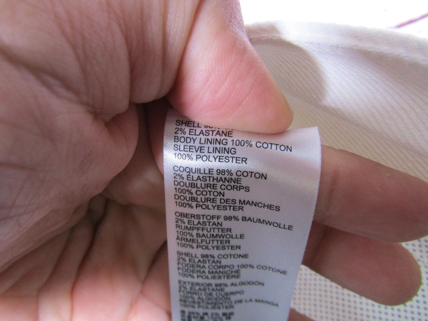 by Anthropologie Neve Women's White Utility Jacket Size 10