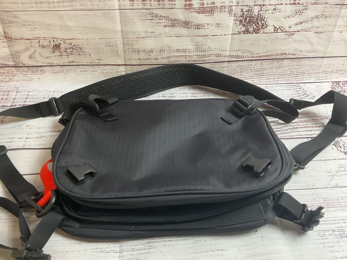 Black Ember Black Messenger Bag NWT