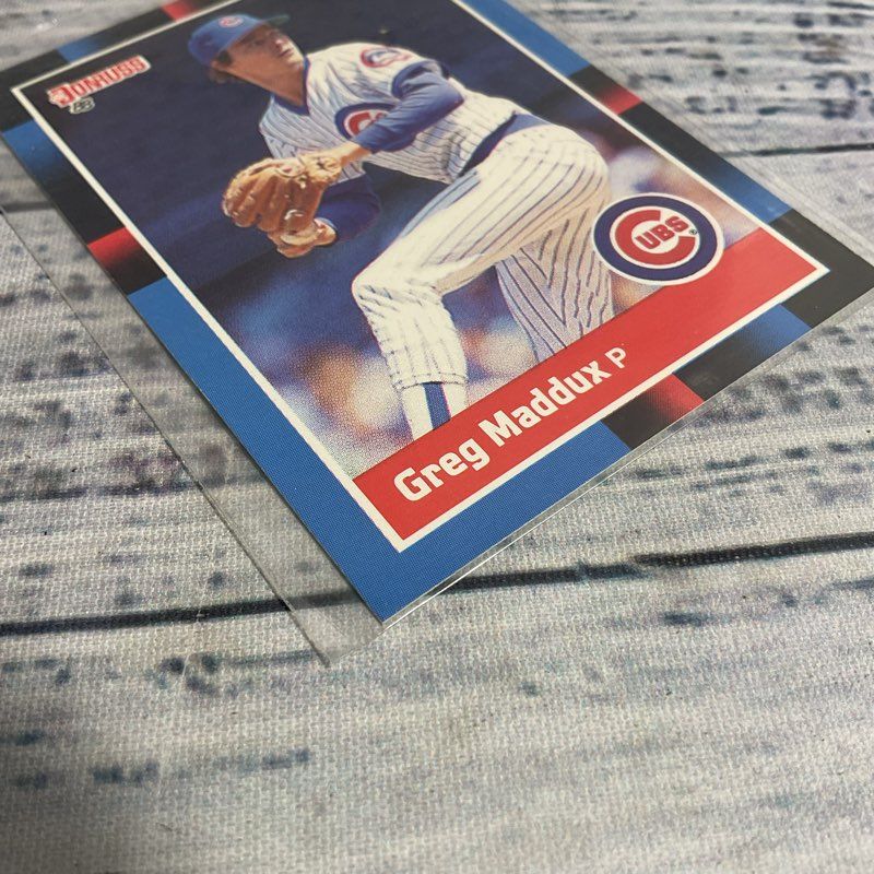 Vtg. Donruss 88 Greg Maddux #539 Ungraded Baseball Card Great Condition