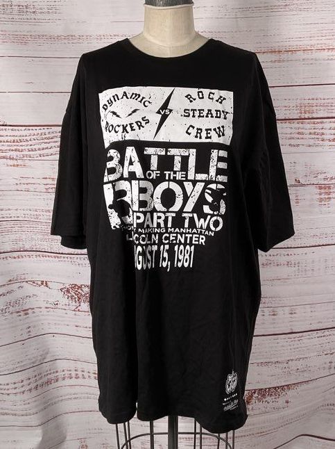 Mitchell & Ness Men's 50th Anniversary Hip-Hop Battle of the B-Boys Black M