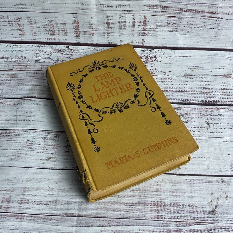 The Lamplighter Maria S Cummins Hardcover Vintage Book