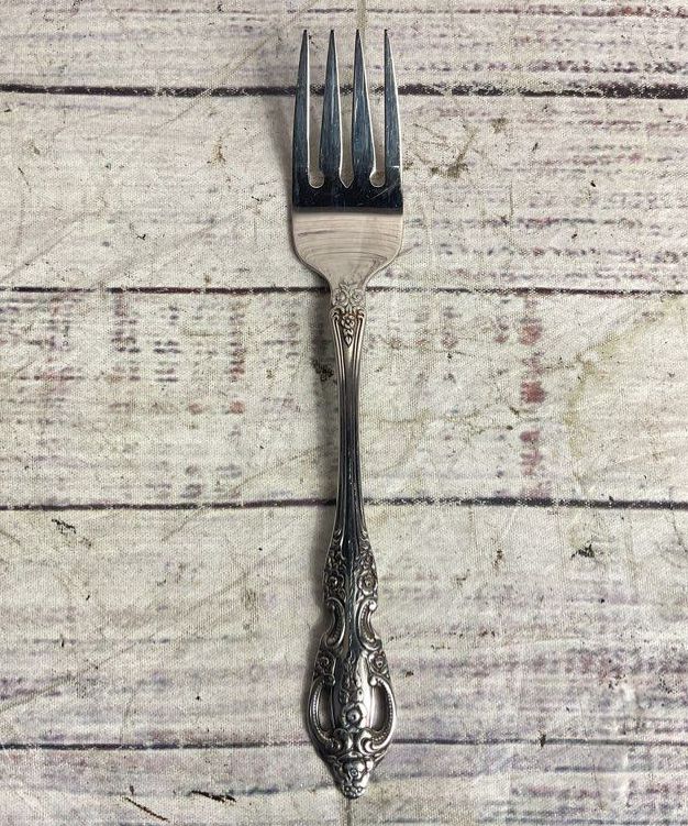 Onedia Vintage Set of 8 Renoir Pembrooke Salad Forks Stainless Steel