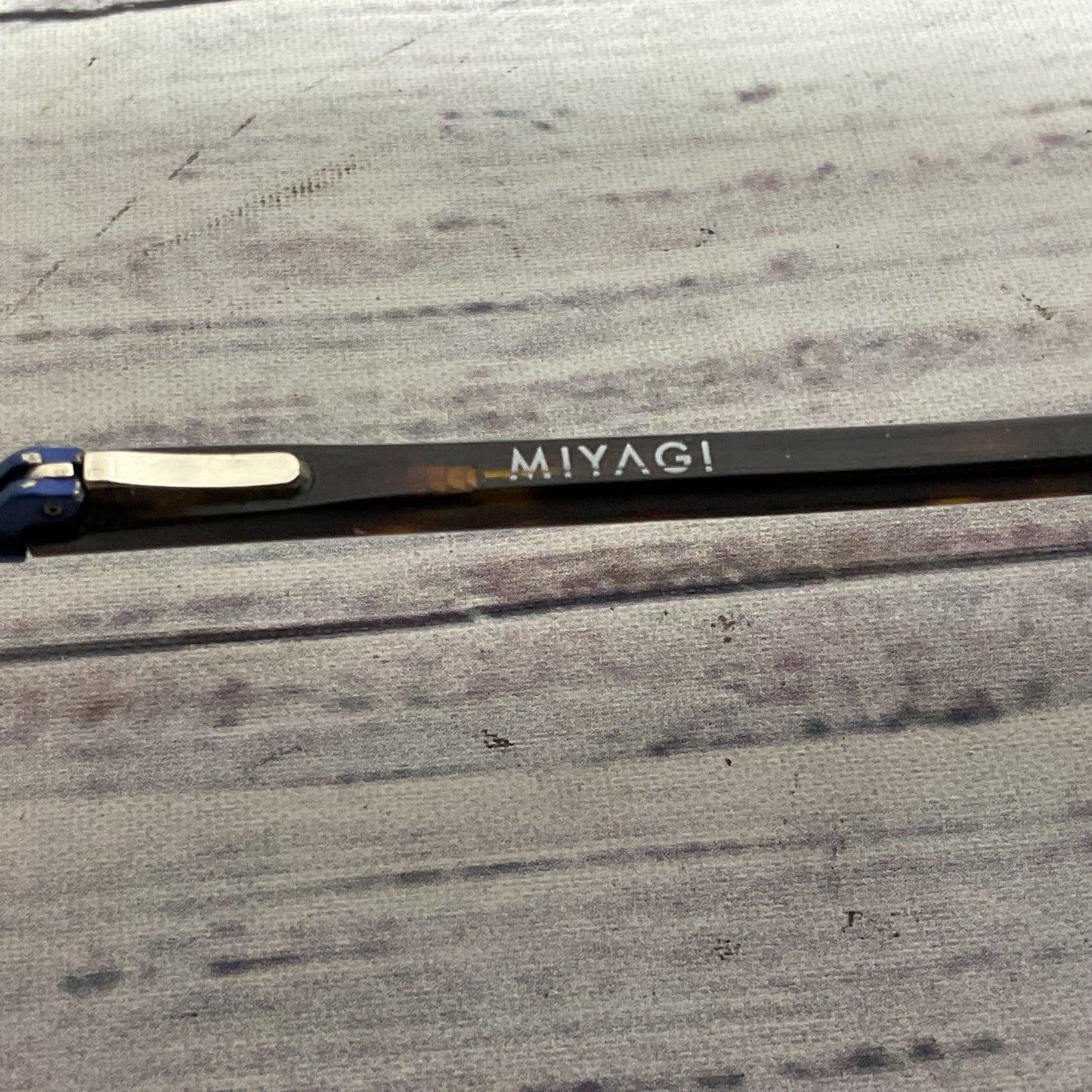 MIYAGI Heidi 1516 Blue Eyeglasses with Case- 54[ ]16 140 (FRAMES ONLY)