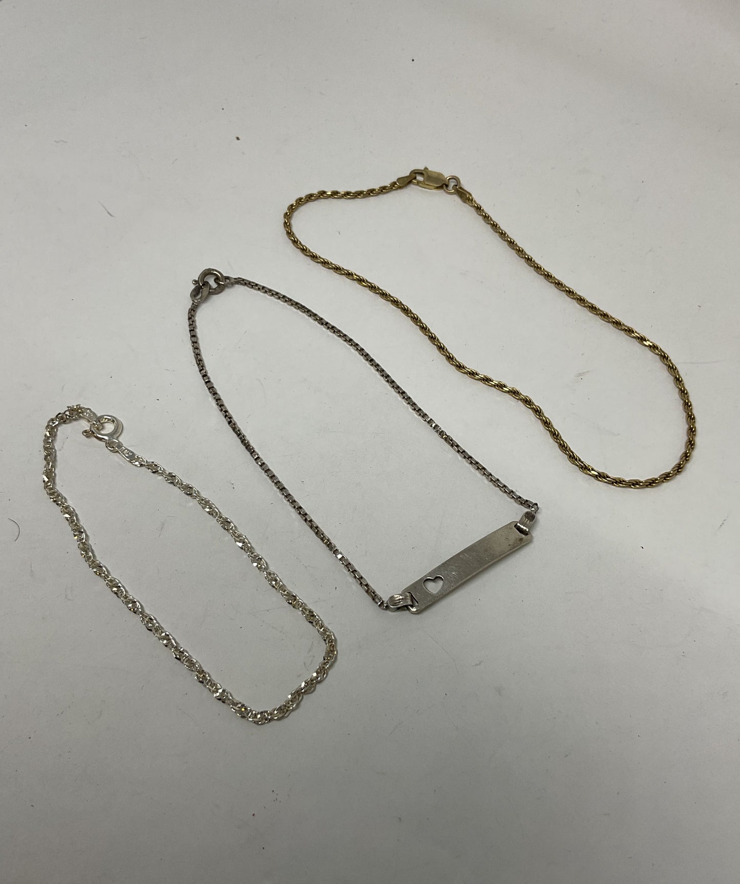 Lot 3 Sterling Silver Vintage Bracelets