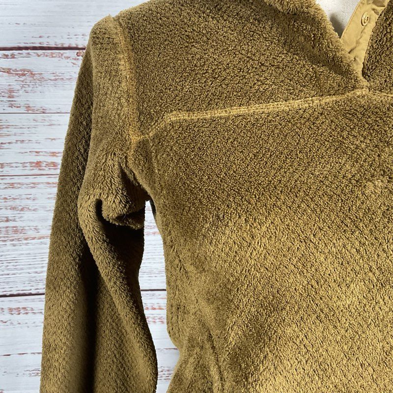 Patagonia Re-Tool Snap Pullover Brown Polartec Jacket Women's Size XS