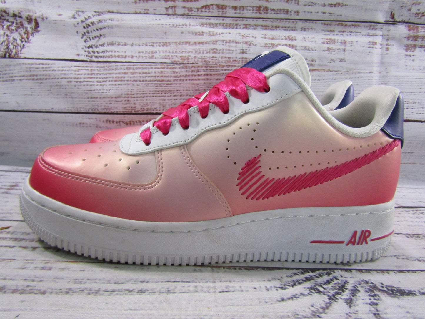 Nike Air Force 1 Kay Yow Women's Pink Low Top Sneakers Size 7.5 CT1092-100
