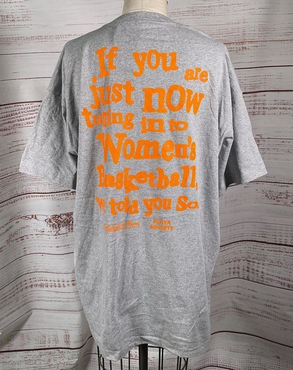 Mitchell & Ness Unisex Playa Society WBB T Shirt Gray XXL