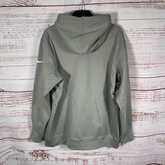NFL Onfield Apparel LA Rams Heather Gray Logo Hoodie Sweater - Size XL