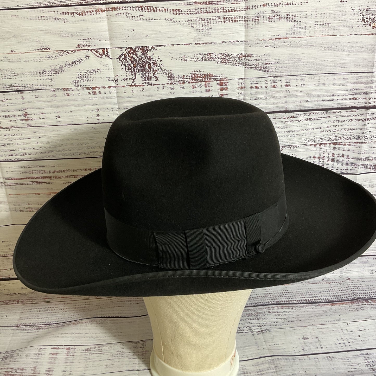 FERNANDEZ Y ROCHE Spain Men's Black Fedora Hat- SZ 7 3/8