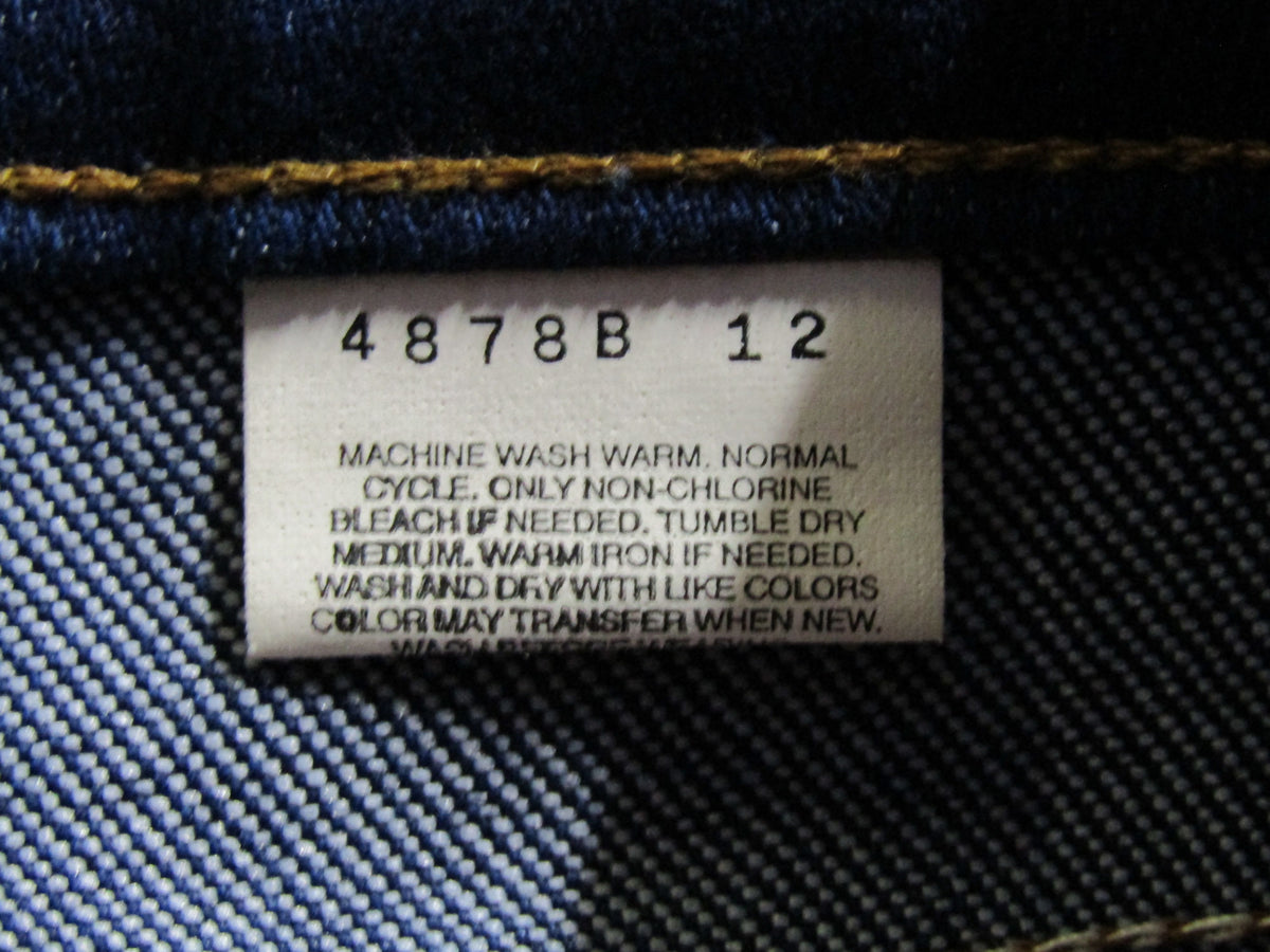 Vintage Levi's Action Jeans Men's Blue Denim Cotton Blend Jeans Size 34 x 33