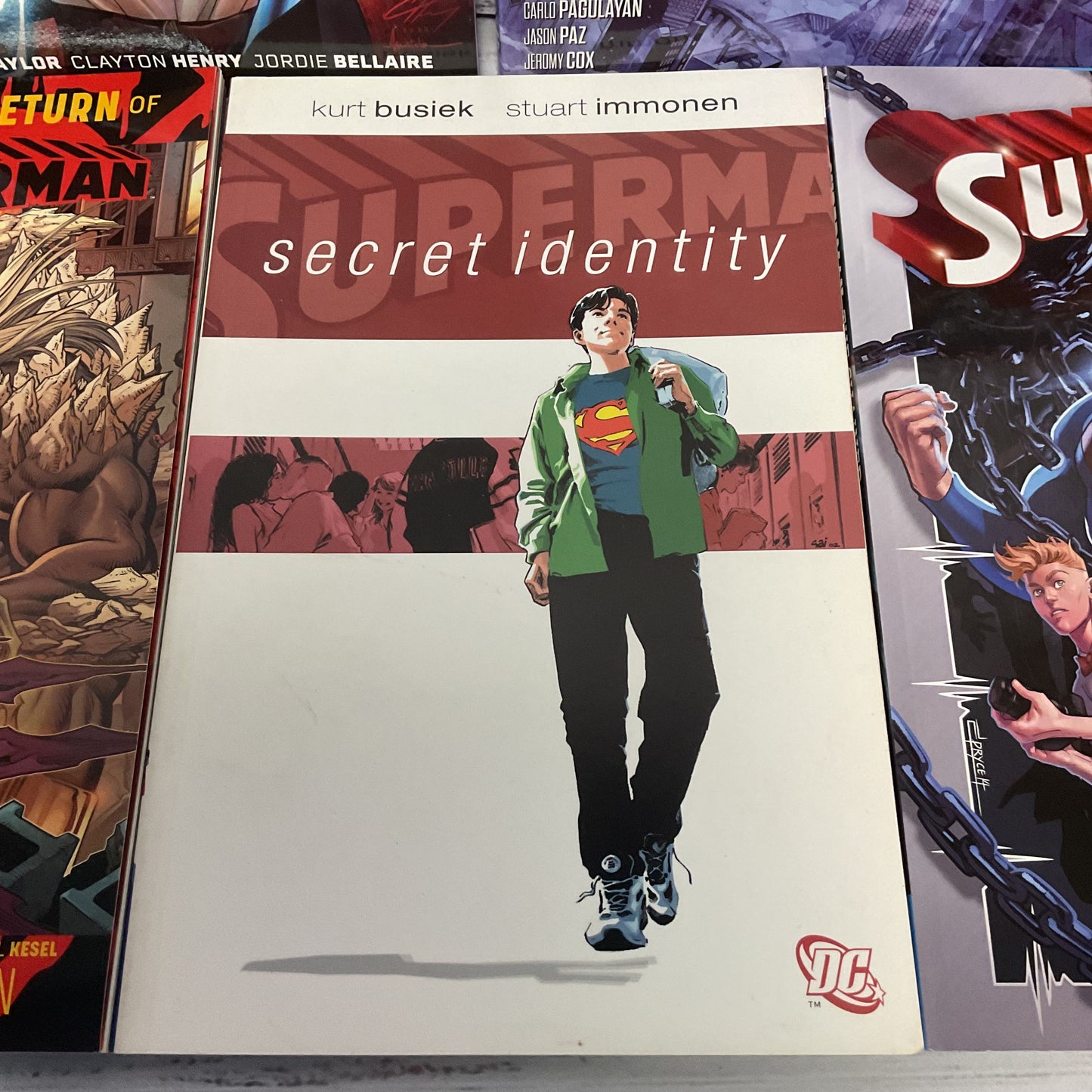 DC Comics Superman Graphic Novel Lot Of 7 Books Death and Return Lost Atlas