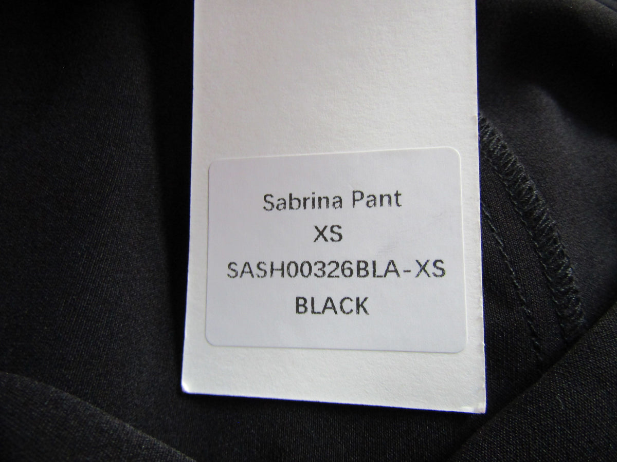 Sasha Therese Sabrina Women's Black Belted Pants Size XS
