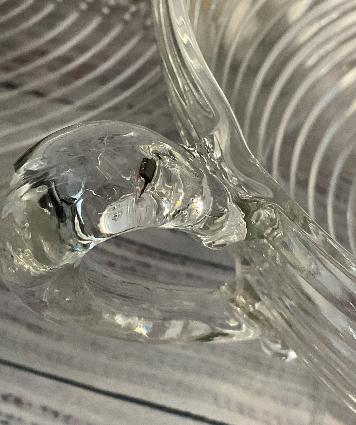 Anchor Hocking 9" Manhattan Glass Footed Fruit Bowl Clear