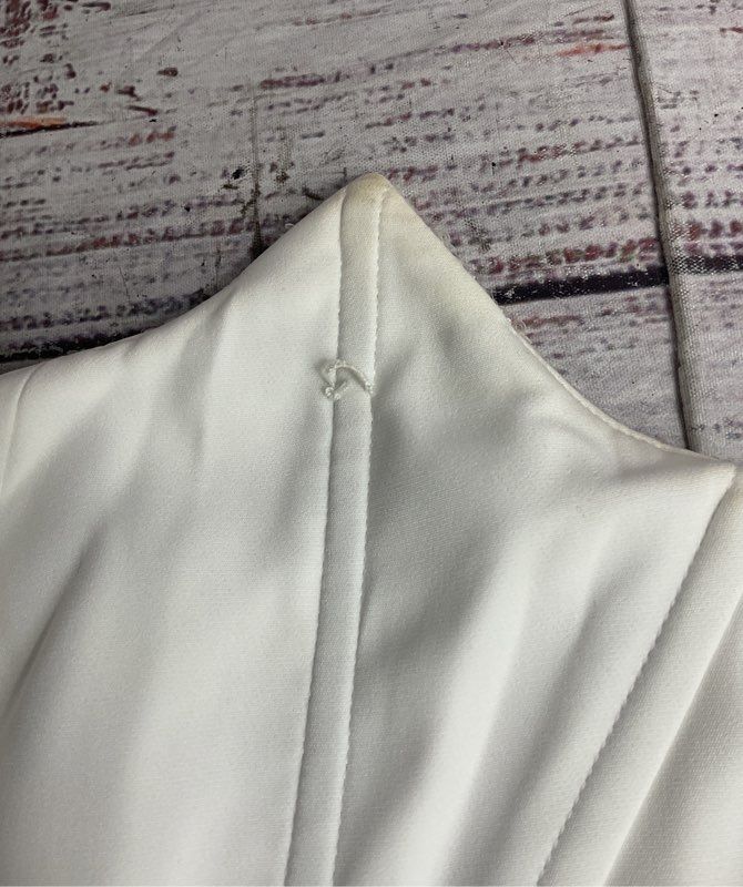 Before By Sarah Seven Patsy Sequin Dress White 8